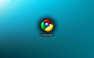 обоя компьютеры, google, chrome, круг, цвета, фон, синий