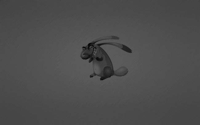 Обои картинки фото кролик, векторная, графика, заяц, серый