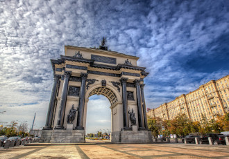 Картинка триумфальная+арка города москва+ россия площадь арка