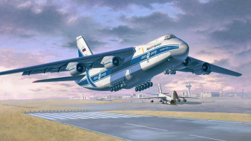 Картинка авиация 3д рисованые v-graphic картинка