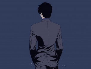 Картинка аниме kekkai+sensen мужчина