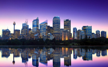 Картинка города сидней+ австралия небоскребы