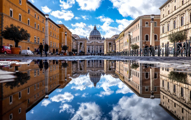 Обои картинки фото города, рим,  ватикан , италия, собор