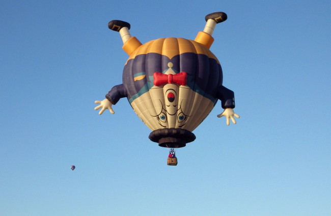 Обои картинки фото авиация, воздушные шары дирижабли, шары, воздушные, полет, небо, простор