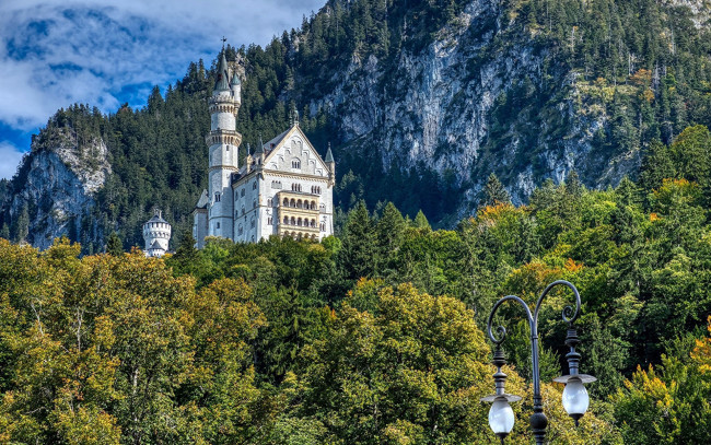 Обои картинки фото neuschwanstein casle, города, замок нойшванштайн , германия, neuschwanstein, casle