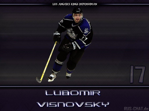 Обои картинки фото visnovsky, спорт, nhl