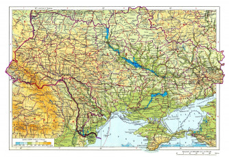 обоя карта, украины, разное, глобусы, карты, города, украина, дороги