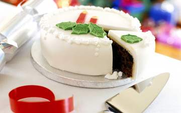 Картинка еда пирожные кексы печенье рождественский тортик