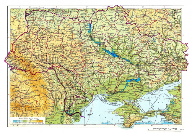 Обои картинки фото карта, украины, разное, глобусы, карты, города, украина, дороги