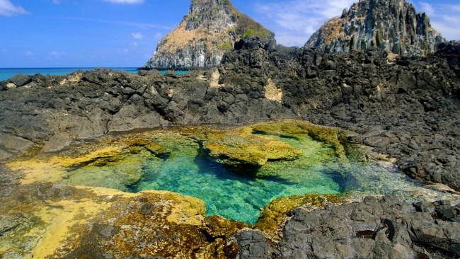 Обои картинки фото природа, побережье, камни, скалы, океан, водоем