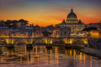 Картинка roma города рим +ватикан+ италия простор