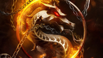 Картинка scorpion видео+игры mortal+kombat+11 mortal kombat dragon