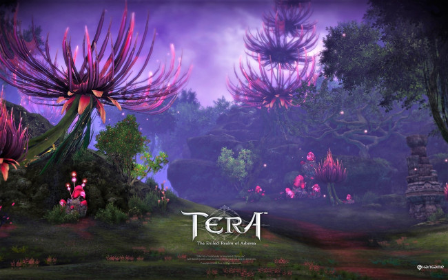 Обои картинки фото видео игры, tera,  the exiled realm of arborea, природа, лес, цветы