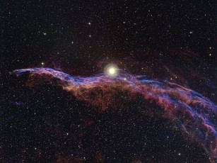 Картинка ngc 6960 космос галактики туманности