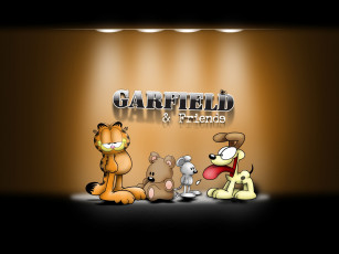 обоя мультфильмы, garfield