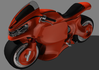 обоя мотоциклы, 3d, фон, мотоцикл, красный