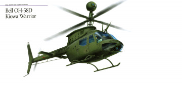 Картинка авиация 3д рисованые v-graphic многоцелевой военный warrior kiowa oh 58d
