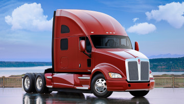Картинка kenworth+-+t700+75-inch+sleeper автомобили kenworth тяжелый грузовик седельный тягач