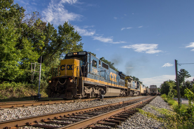 Обои картинки фото техника, поезда, локомотив, состав, дорога, железная, рельсы
