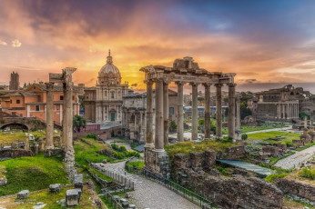 Картинка города рим +ватикан+ италия антик