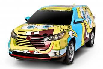 Картинка toyota+highlander+spongebob+squarepants+concept+2013 автомобили toyota 2013 concept squarepants spongebob highlander