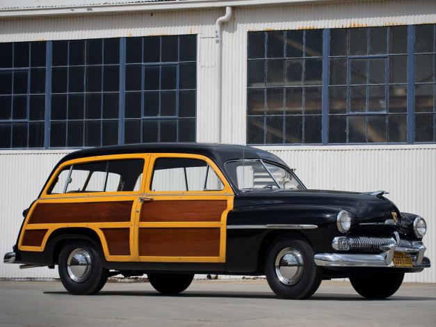 Обои картинки фото mercury station  wagon 1950, автомобили, mercury, авто