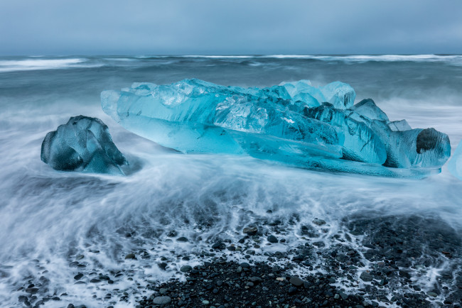 Обои картинки фото природа, айсберги и ледники, лёд, побережье
