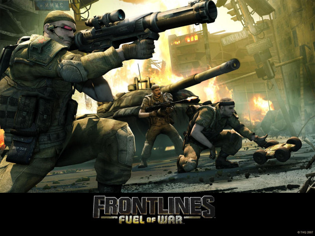 Обои картинки фото frontlines, fuel, of, war, видео, игры