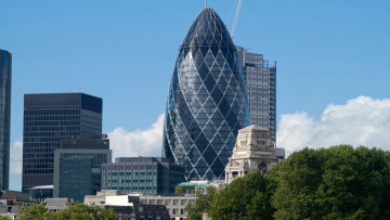 Картинка города лондон великобритания англия здания дома архитектура небо
