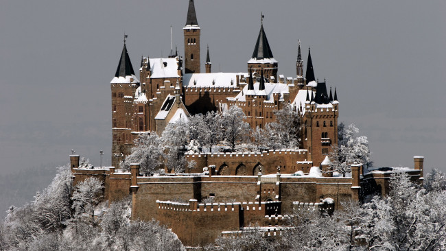 Обои картинки фото города, дворцы, замки, крепости, замок, обои, hohenzollern castle
