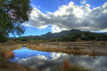 Картинка california malibu природа реки озера река горы