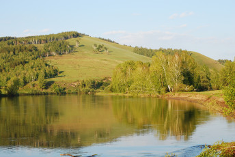 Картинка природа реки озера озеро гора