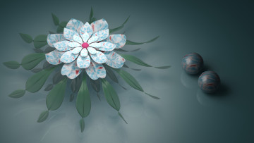 Картинка 3д+графика цветы+ flowers фон лепестки цветок