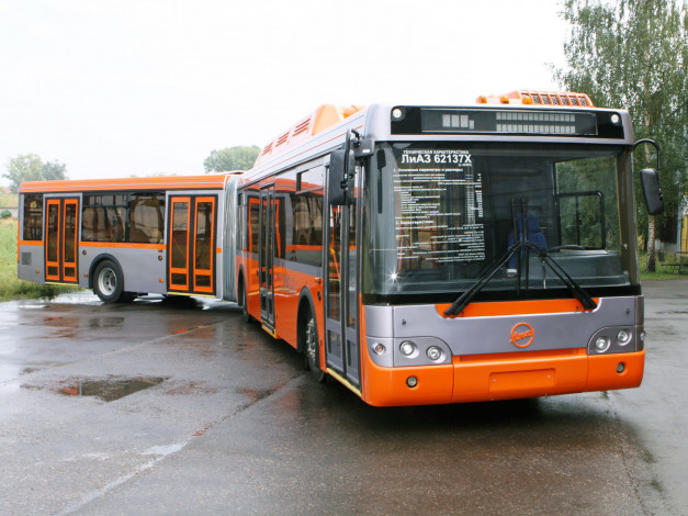 Обои картинки фото лиаз, автомобили, автобусы, автобус, московсковская область, ликино-дулев, ликинский автобусный завод
