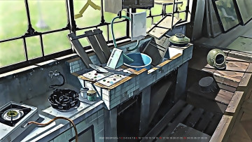 Картинка календари аниме окно помещение бардак calendar посуда плита 2020