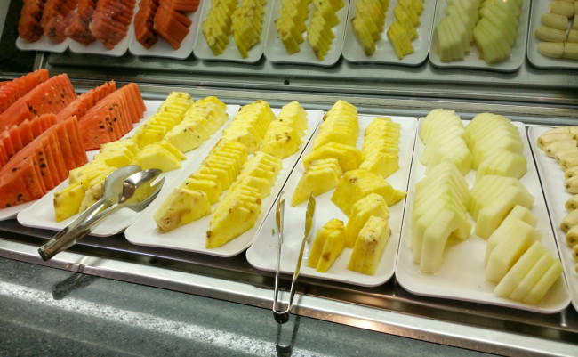 Обои картинки фото еда, фрукты,  ягоды, арбуз, дыня, ананас