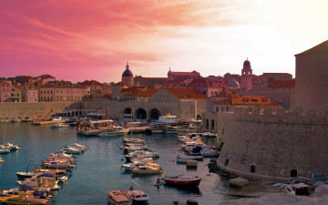 Картинка города дубровник+ хорватия крепость панорама