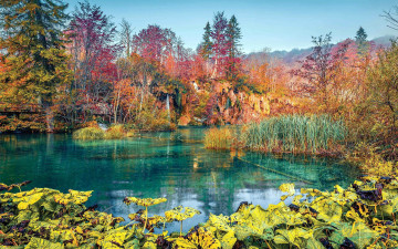Картинка plitvice+national+park croatia природа реки озера plitvice national park