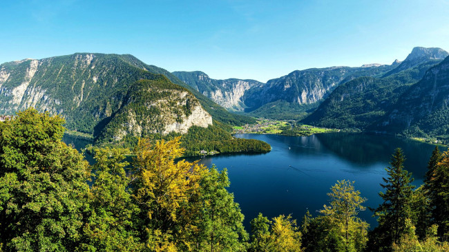 Обои картинки фото lake hallstatt, austria, природа, реки, озера, lake, hallstatt