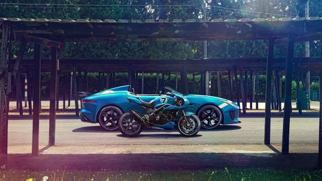 Обои картинки фото мотоциклы, -unsort, jaguar