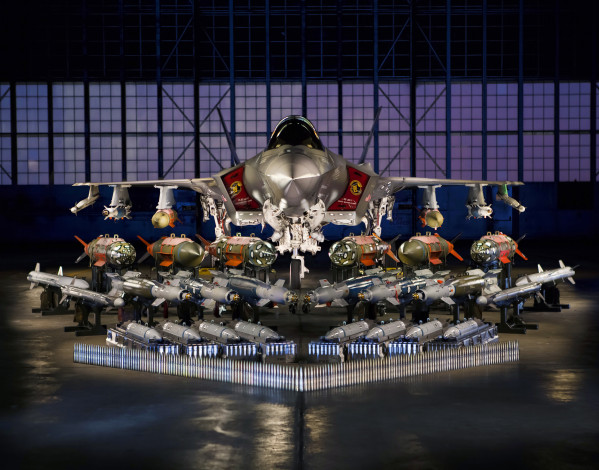 Обои картинки фото авиация, боевые самолёты, f-35a, lockheed, martin, бомбардировщик, истребитель, lightning, ii