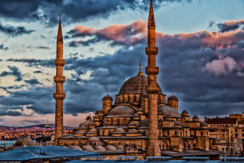 Картинка города -+мечети +медресе минарет турция стамбул кабаташ дома мечеть
