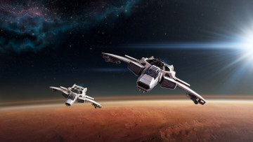 Картинка star+citizen видео+игры космический корабль полет вселенная галактика