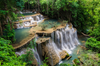 Картинка природа водопады водопад река камни