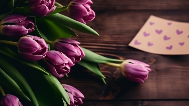 Обои картинки фото разное, компьютерный дизайн, цветы, букет, весна, тюльпаны, ии-арт, нейросеть
