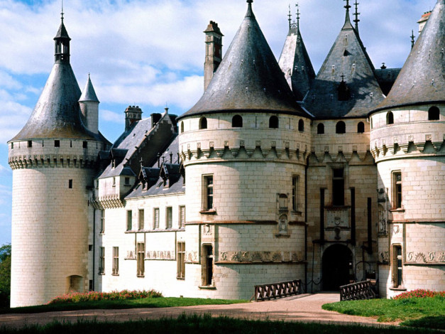 Обои картинки фото chateau, de, chaumont, france, города, замки, луары, франция