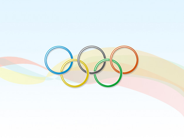 Обои картинки фото olimpic, symbol, спорт, 3d, рисованные