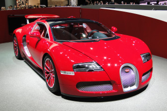 Картинка bugatti+veyron+16 4+gand+sport автомобили выставки+и+уличные+фото автомобиль изящество стиль скорость красота