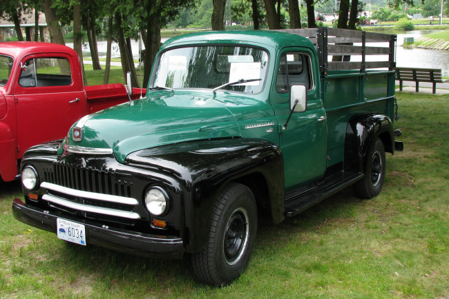 Обои картинки фото 1952 international model l-120, автомобили, international, navistar, автобусы, грузовые, бронеавтомобили, сша