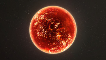 Картинка космос арт звезды поверхность планета
